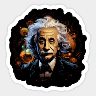 Pop Art Einstein Sticker